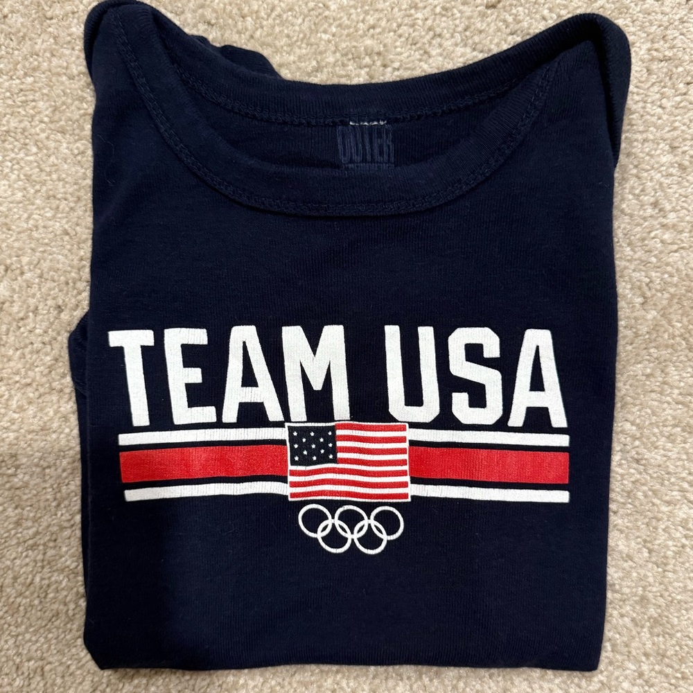 Team USA Olympic Onesie 24M - Navy